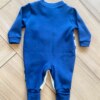 Macacão Infantil Masculino Estampado Zebra Azul Fernanda Ramos Kids