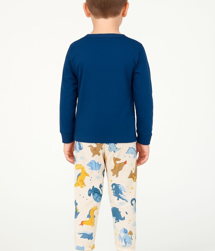 fernandaramoskids com­ br Pijama Infantil Masculino Blusa Manga Longa e Calça Dinossauros Off1