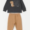fernandaramoskids com­ br Pijama Infantil Masculino Blusa Manga Longa e Calça Jogger Dino1