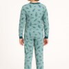 Pijama Infantil Masculino Blusa Manga Longa e Calça Nasa Verde Fernanda Ramos Kids