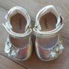 Sapatilha Infantil Feminina Ouro Light com Florzinhas Fernanda Ramos Kids
