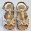 Sandália Infantil Feminina de Luzes Led Creme da Fernanda Ramos Kids
