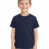 Camiseta Masculina Infantil Básica Manga Curta Azul Marinho Fernanda Ramos Kids
