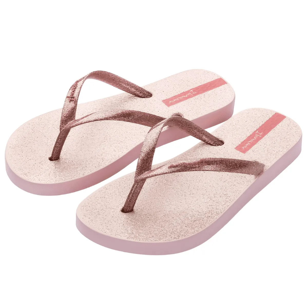 Chinelo Infantil Feminino Glitter Rosa Claro Fernanda Ramos Kids