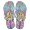 Chinelo Infantil Feminino Verde Perolado e Lilás Fernanda Ramos Kids