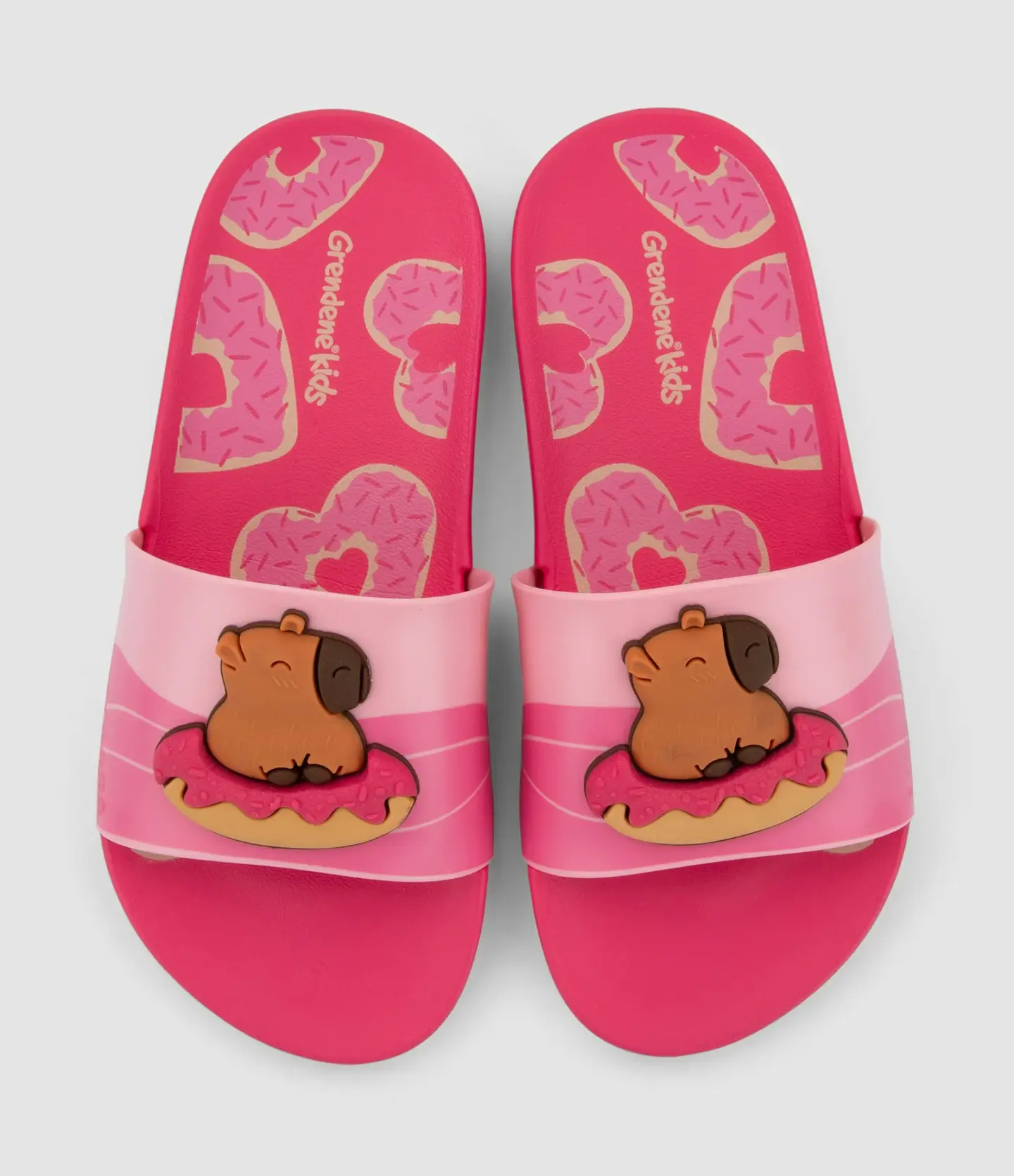 fernandaramoskids com br Chinelo Papete Infantil Feminino Capi Rosa 1