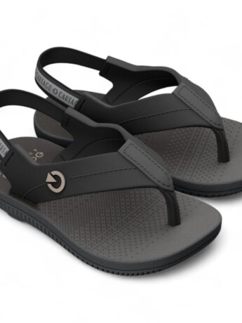 Chinelo Papete Infantil Masculino Atlanta com Elástico Fernanda Ramos Kids