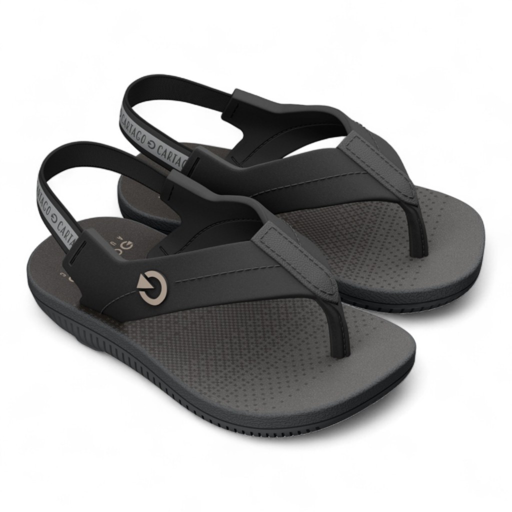 Chinelo Papete Infantil Masculino Atlanta com Elástico Fernanda Ramos Kids