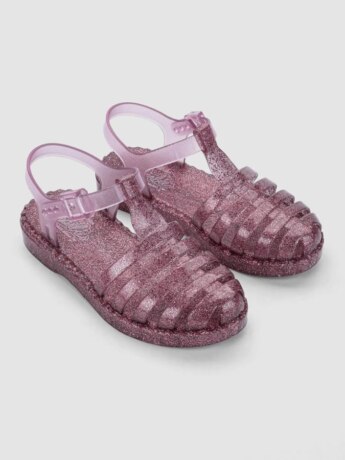 Sandália Infantil Feminina Rosa Médio Glitter Fernanda Ramos Kids
