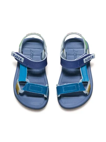 Sandália Infantil Masculina Azul Verde Rider Fernanda Ramos Kids
