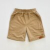 Bermuda Infantil Masculina Básica Bege com bolsos Fernanda Ramos Kids