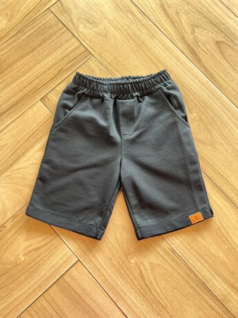 Bermuda Infantil Masculina Básica Preto com bolsos Fernanda Ramos Kids