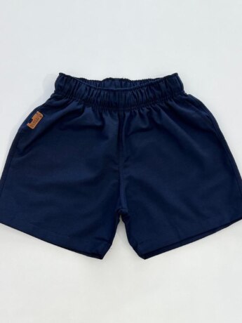 Bermuda Infantil Masculina Casual Azul Marinho Fernanda Ramos Kids