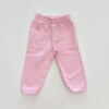 Calça Jogger Infantil Feminina Elástico na Cintura com Pontilhado Rosa Fernanda Ramos Kids