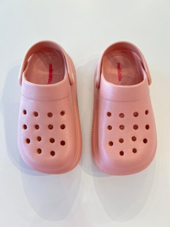 Babuche Infantil Feminino Rose com glitter Fernanda Ramos Kids