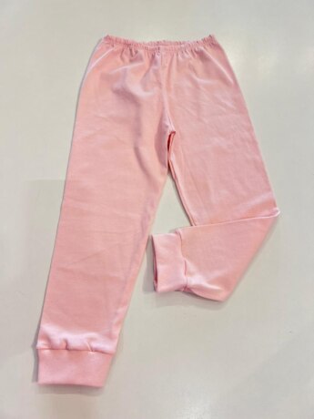 Calça Infantil Feminina com Elástico na Cintura Rosa Bebê Fernanda Ramos Kids
