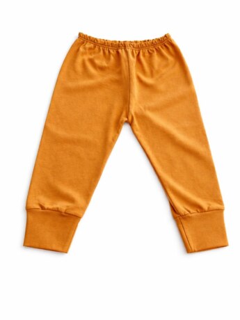 Calça Mijão Unissex Infantil Mostarda Fernanda Ramos Kids