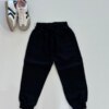 Calça Jogger Infantil Feminina com Bolso Preta Fernanda Ramos Kids