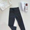 Calça Legging Infantil Feminina Flanelada Cinza Chumbo Fernanda Ramos Kids