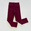 Calça Legging Infantil Feminina Flanelada Vinho Fernanda Ramos Kids