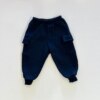 Calça Moletom Cargo Unissex Infantil Azul Marinho Fernanda Ramos Kids