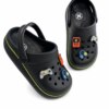 Babuche Infantil Masculino com Pins Game Preto Fernanda Ramos Kids