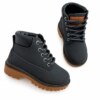 Bota Coturno Bebê Masculino Napa Preto Fernanda Ramos Kids