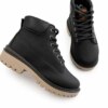 Bota Coturno Infantil Masculino Rustico Preto Fernanda Ramos Kids