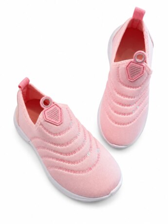 Tênis Infantil Feminino Casual Calce Fácil Rosa Fernanda Ramos Kids