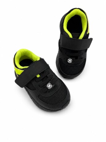 Tênis Infantil Masculino com Velcro Detalhes em Neon Fernanda Ramos Kids