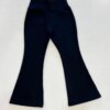 Calça Legging Flare Infantil Feminina Flanelada Preta Fernanda Ramos Kids