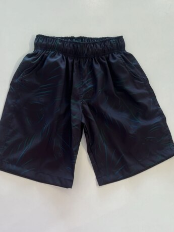 Bermuda Boxer Infantil Masculina Casual Estampa Folhagem Fernanda Ramos Kids