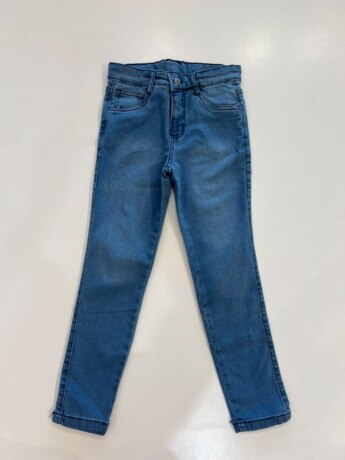 Calça Masculina Infantil Jeans Skinny Azul Claro Fernanda Ramos Kids