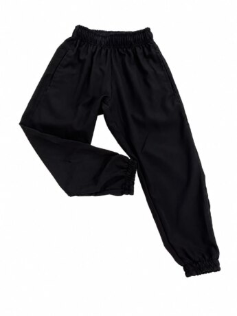 Calça Masculina Infantil TacTel com Punho Preto Fernanda Ramos Kids