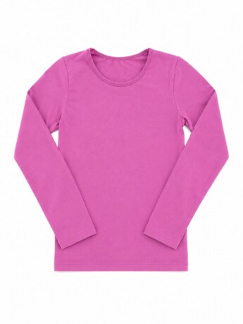 Blusa Manga Longa Infantil Feminina Térmica Rosa Chiclete Fernanda Ramos Kids