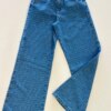 Calça Feminina Jeans Infantil Wide Leg Azul Claro Fernanda Ramos Kids