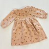 Vestido Infantil Feminino Manga Longa Estampa Folhas Veludo Fernanda Ramos Kids